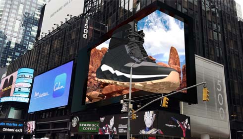 HI-TEC 3D Billboard (Anamorphic billboard, 3D animated billboard, DOOH, Immersive ad, AR/XR, Digital Out Of Home, CG billboard)